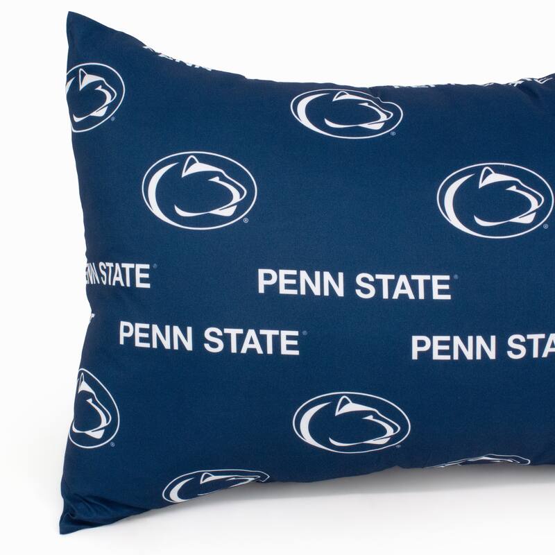 Penn State Nittany Lions Pillowcase Body Pillow 20" x 60" Bed